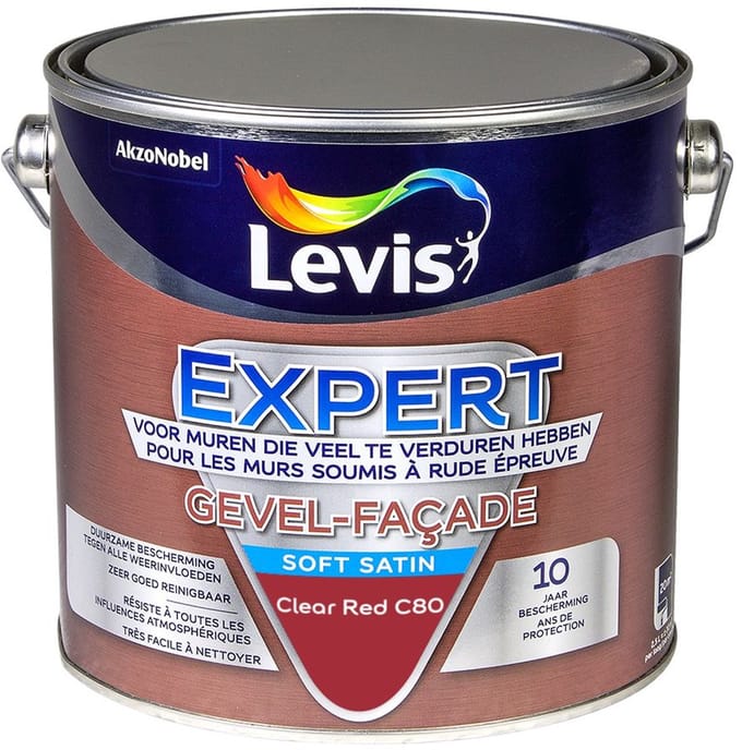 Levis - Expert Gevel Mix - Clear Red C80 - Mengverf - 2,5 L