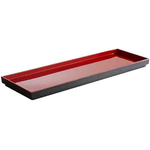 GGM Gastro (6 Stück) GN-Tablett 2/4 - ASIA PLUS - Melamin - Höhe: 30mm - Schwarz