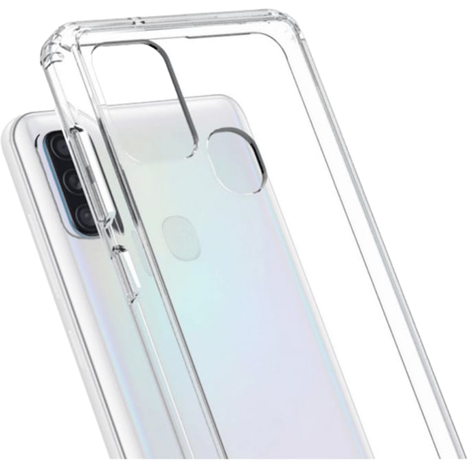 CaseBody  Samsung Galaxy A21s Clear Guard Hoesje Transparant