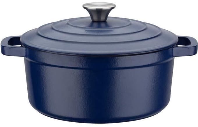 GSW - Blue Magic - Soeppan - Ø 20 cm - Gietijzer - Blauw - Alle warmtebronnen inclusief inductie