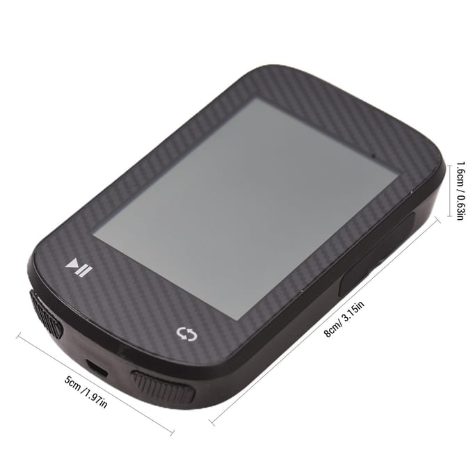 GPS Fietscomputer Draadloos Waterdicht GLONASS ANT+ Sensor en BT Compatibel Offline Kaarten Gyroscoop A