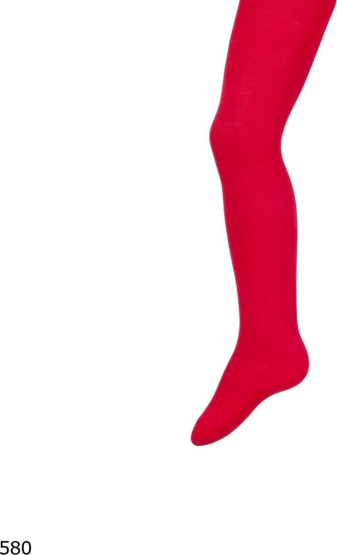 Katoenen kindermaillot - effen - rood- maat 122-128