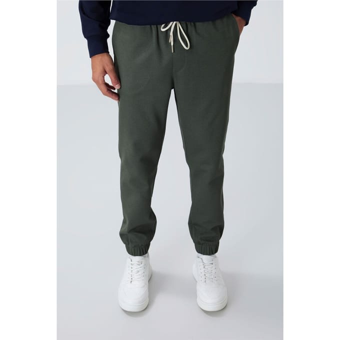 Heren Regular Fit Fleece Joggingbroek