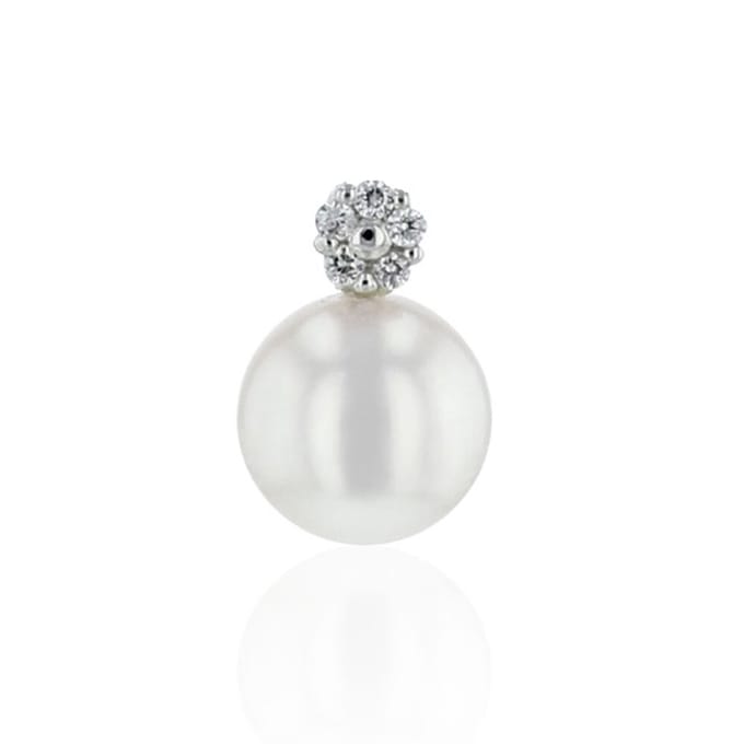 Luna-Pearls - 202.1410 - Hanger - Zoetwater gekweekte parel 8-8.5mm - 14K witgoud