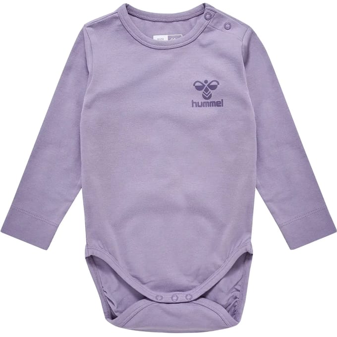 Hummel kinderbody met lange mouwen Hmlmino L/S 226037