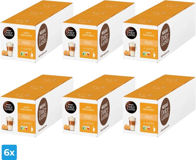 Nescafe Dolce Gusto Latte Macchiato (6x 48 cups)
