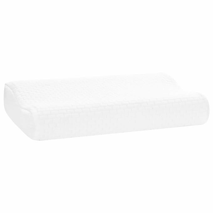 vidaXL - Slapen - kussen - 50 - x - 30 - x - 10,5 - cm - Medium - Traagschuim - Wit