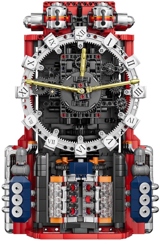 Mould King Cyberpunk Mechanisch Horloge 10187