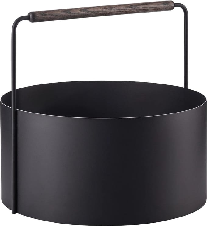 Blomus ASHI Haardhoutmand - H 42 cm, Ø 45 cm (L) - Brown Oak