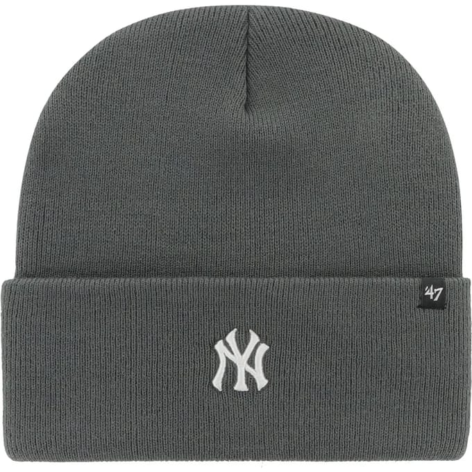 47 - MLB - New York Yankees - Muts - Beanie - Base Runner - Cuff Knit - Charcoal - Volwassenen - One Size