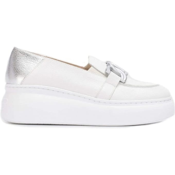 Wonders Begin - dames moccasin - Wit - maat 42 (EU) 9 (UK)