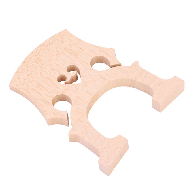 Vervangende onderdelen voor cellobrug van esdoornhout voor 44-34 cello's (44) beige