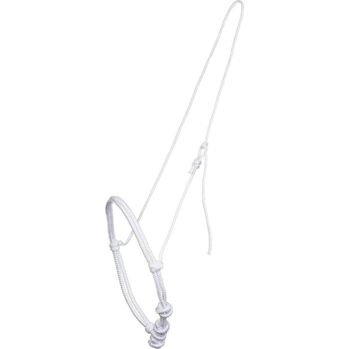 Halter voor paard met witte touw Professional's Choice