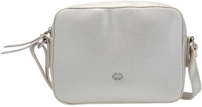 GERRY WEBER Schoudertas Talk Different 1.0 Shoulderbag SHZ1 Metallic Cold Zilverkleurig