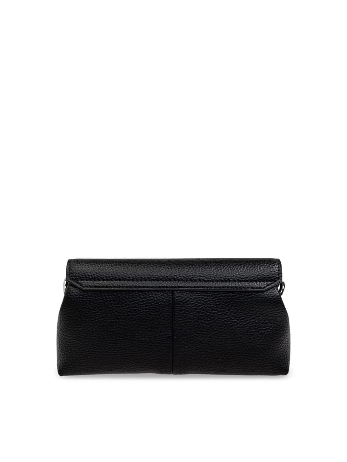 Crossbody clutch tas met bolvormig logo