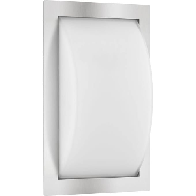 LCD Buitenwandlamp Ivett, roestvrij staal, glas, E27