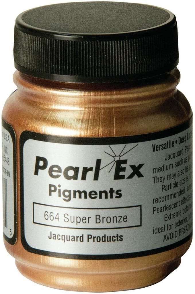 Jacquard Pearl Ex Pigment 21 gr Super Brons creatieve poeder.