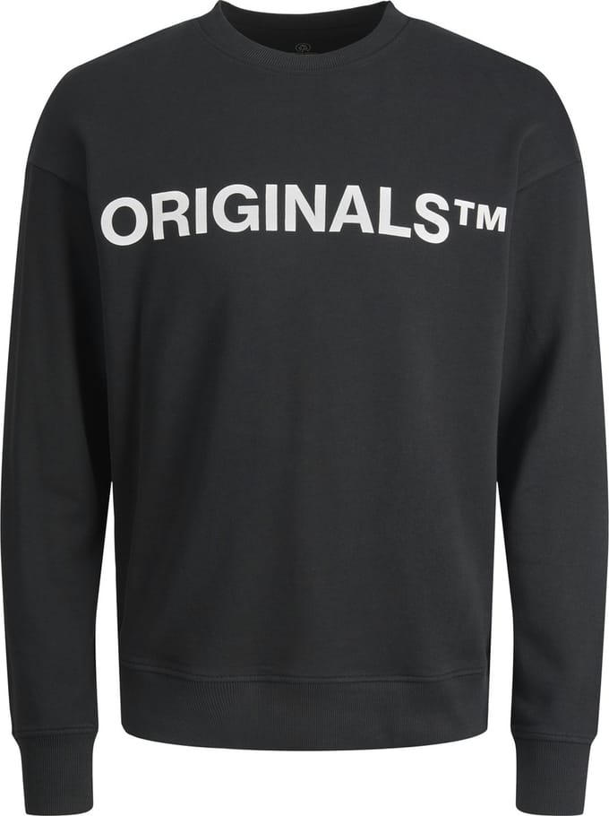 Jack & Jones sweater jongens - zwart - JORclean - maat 152