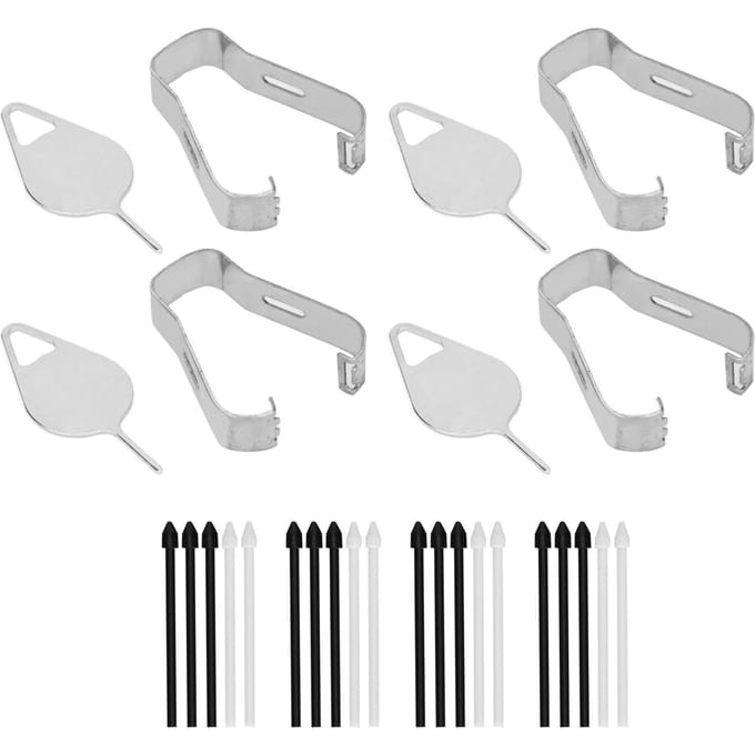 4 Set Pointes de Rechange S Pen Installation Simple Pointes S Pen Durables pour Samsung Note 10 Lite N770 noir