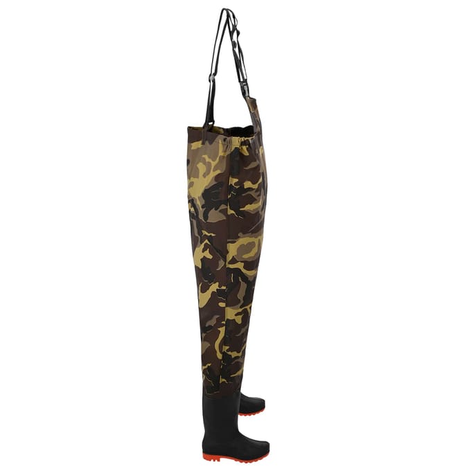 vidaXL Chest Waders met laarzen PVC gecoate polyester Maat 38