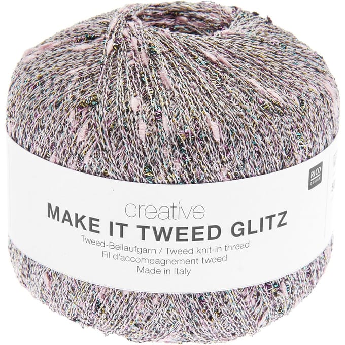 Rico Design Creative "Make It Tweed Glitz" - Roze