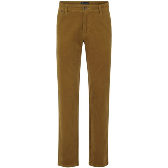 Babista herren Corduroy Broek - 29 - donkergeel - Plus Size