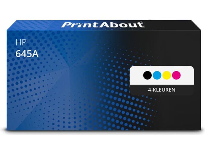 PrintAbout huismerk Toner 645A (C9730A) 4-kleuren Multipack Geschikt voor HP