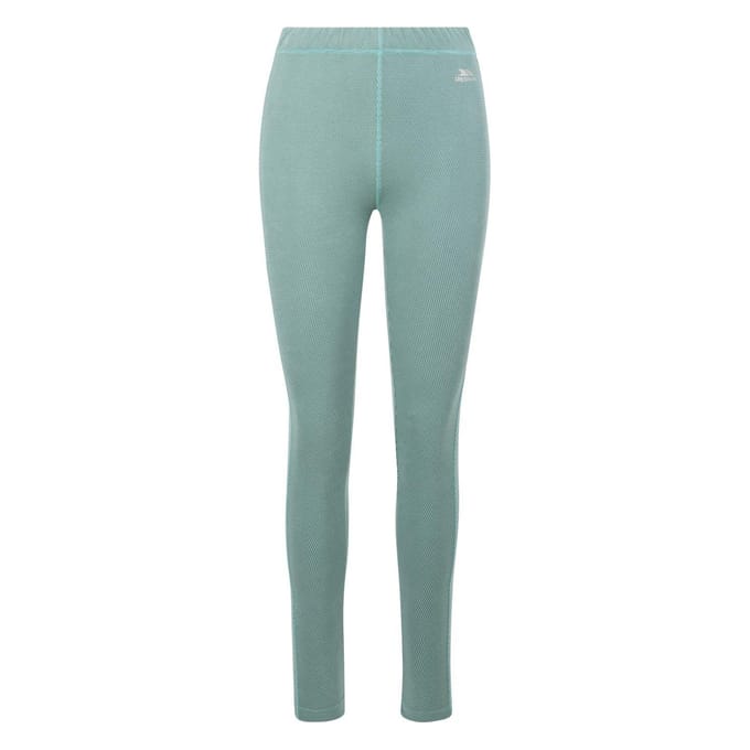 Trespass Sunita geribbelde legging voor dames (Tin/blauwgroen)