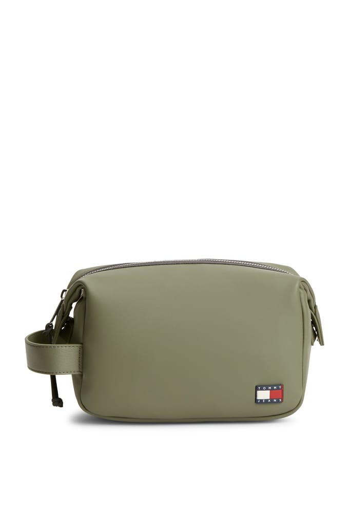 Tommy Hilfiger Elevated Pu Washbag Spanish Olive Maat: OS | Reistassen Outlet | Heren | Groen