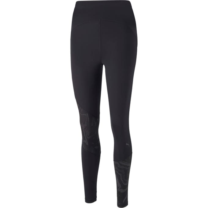 Puma Graphic Highwaist 7/8 Tight Dames-Zwart