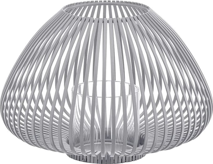 Blomus LYVA Lantaarn - H 17 cm, Ø 25 cm (S) - Steel Gray