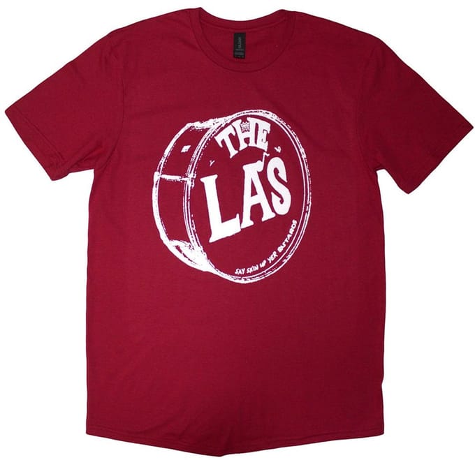 The LA's - White Drum Head Logo Heren T-shirt - XL - Rood