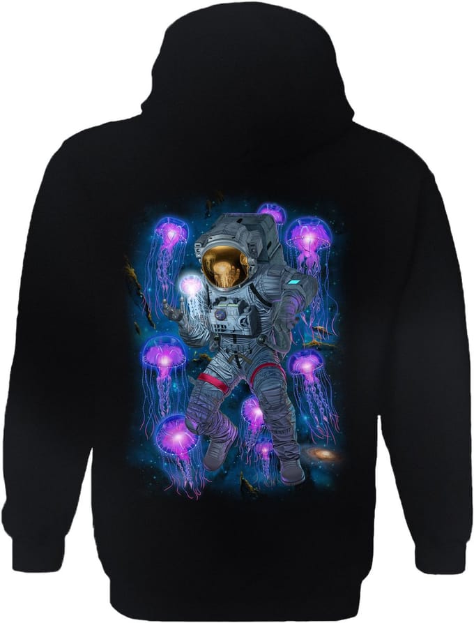 Jelly Astronaut The Coloured House Hoodie M