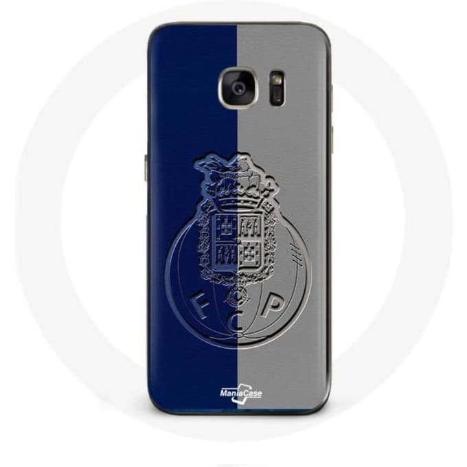 Coque - MANIACASE - Samsung Galaxy S6 - Souple - Bleu et gris - Protection et décoration