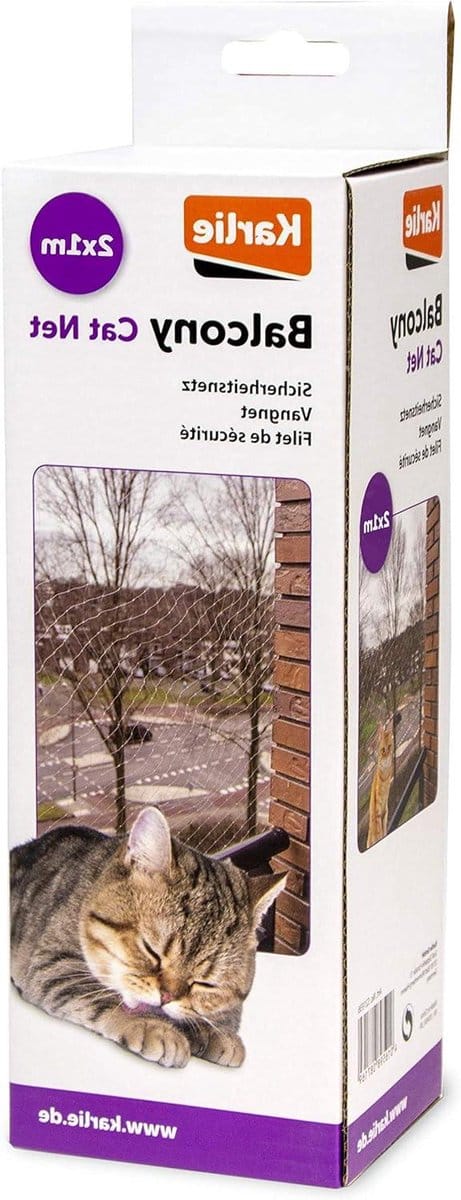 Kattenbeschermingsnet - Balkonnet Kat - Veilig Balkon - Scheurbestendig Garen - 2 m X 15 m - Transparant