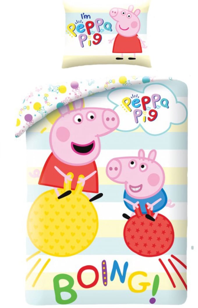 Peppa Pig Dekbedovertrek Boing 140 x 200 cm katoen
