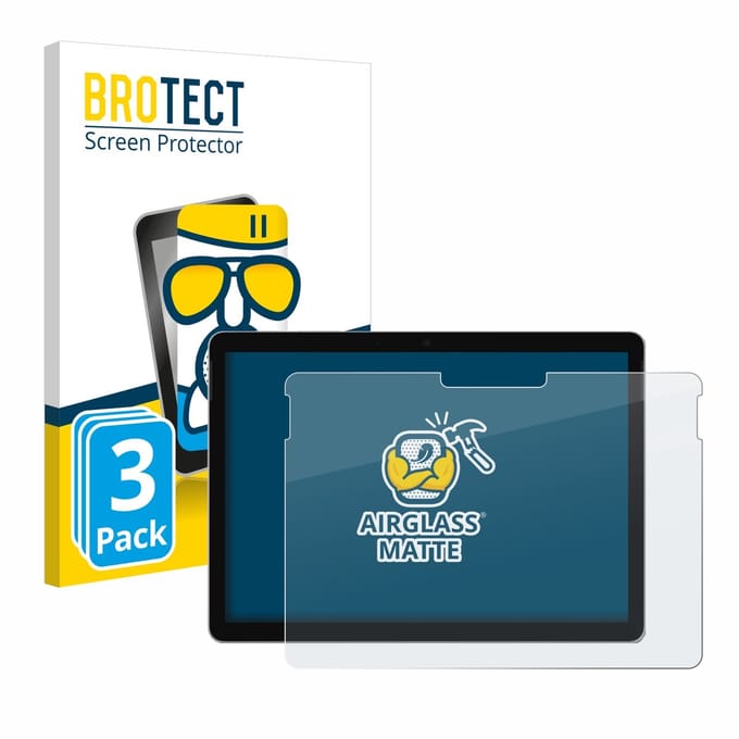 BROTECT - Screenprotector voor Microsoft Surface Go 4 - Folie Beschermfolie Beschermglas matte 3 Stuks