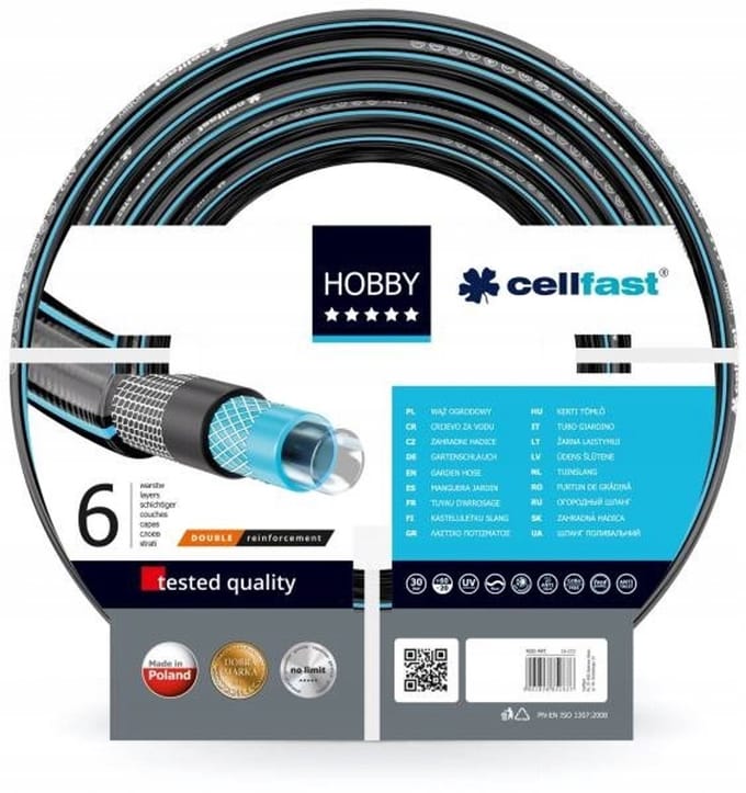 Cellfast HOBBY ATS Serie - Tuinslang - 1/2" - 60m - UV Bestendig - Anti-Algen
