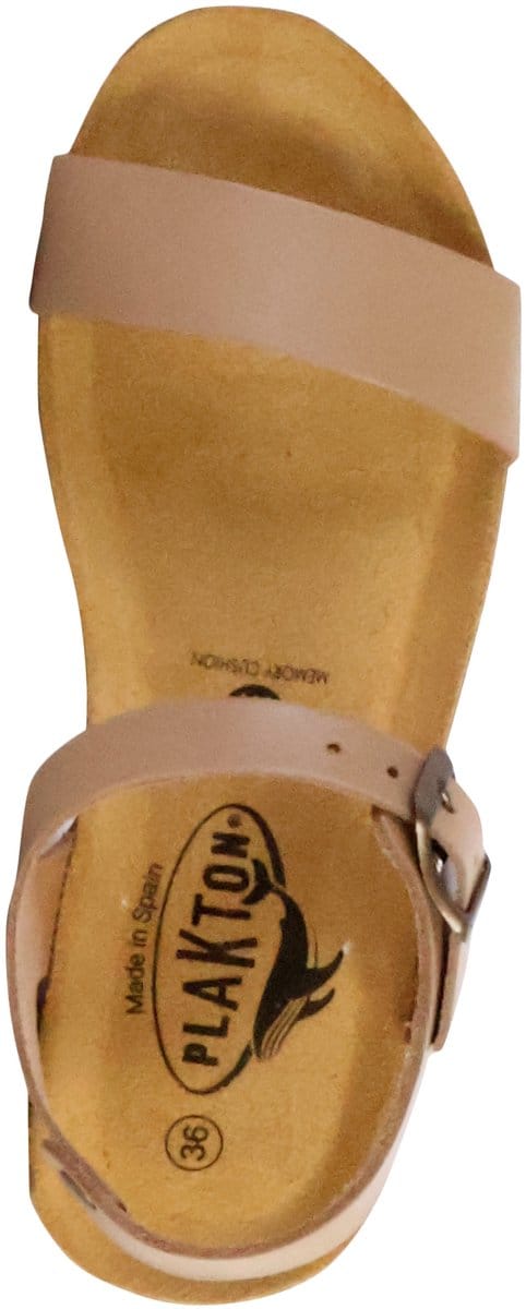 So Kiss leren sandalen met plateauzool