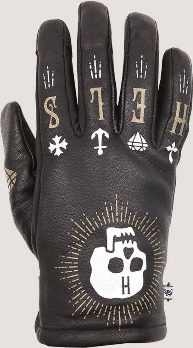 Helstons Kustom Zwart - Handschoen