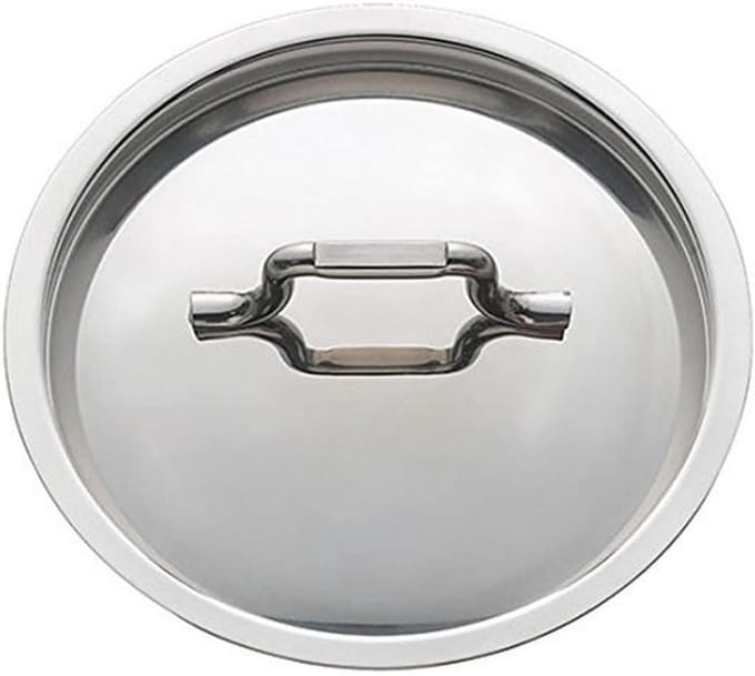 Inox deksel 14 cm - roestvrijstaal afdeksel voor pannen