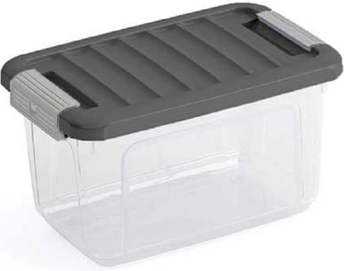 Kis W-box Opbergbox Xs Grijs Deksel