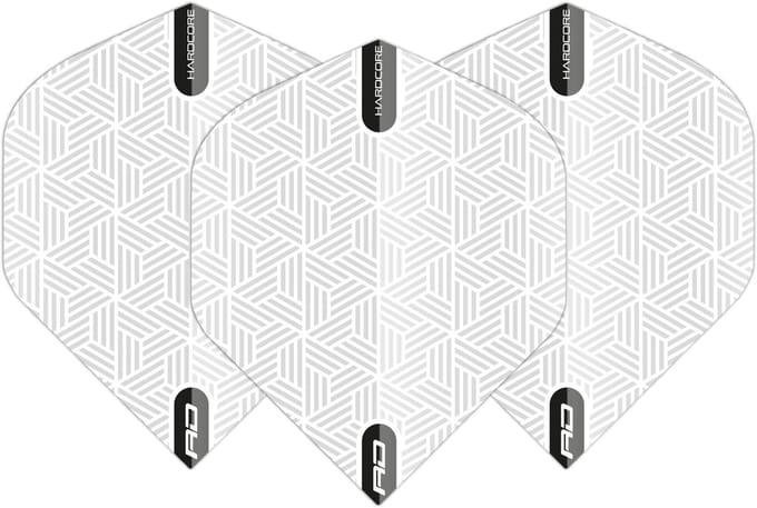 Red Dragon Hardcore XT White - Dart Flights