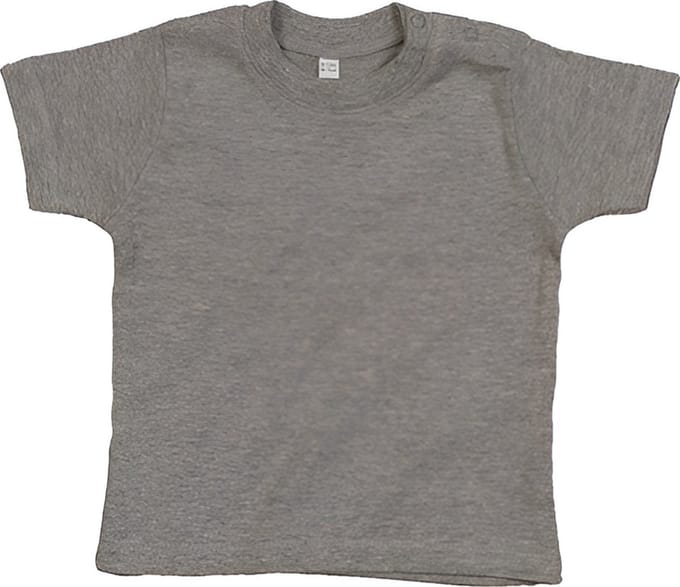 Babybugz Baby T BZ02 - Heather Grey Melange - 2-3 Jaar