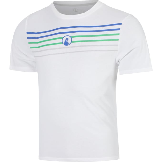 Quiet Please Trainings Stripe T-shirt Heren