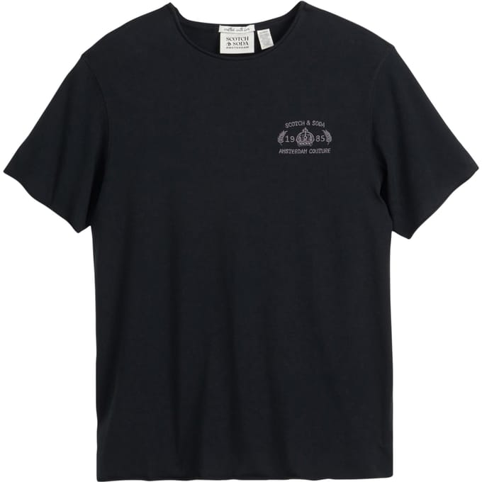 Scotch & Soda Ss Roll Neck Tee Anthracite Taglia: L | T-shirt Outlet | Uomo