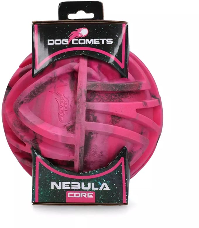 Dog Comets Nebula Core - Hondenspeelgoed Bal - Stuiterbal - stuiterbal hond - apporteerspeelgoed - Roze