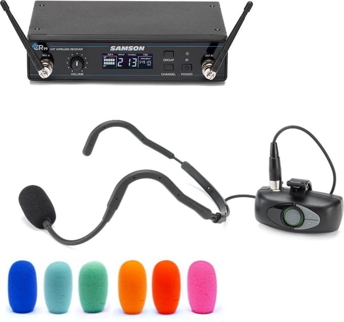 Samson ATX AHX QE Fitness Draadloos  Headset Systeem