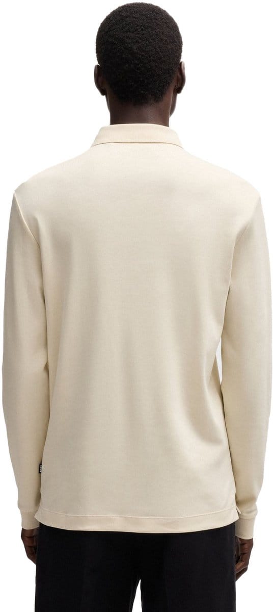 Hugo Boss polo lange mouw creme