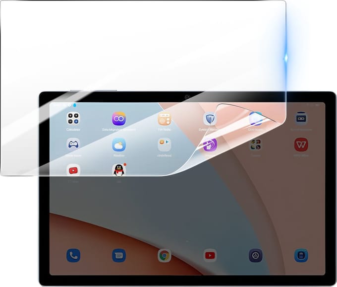 3mk, Geschikt voor Blackview Tab 15, Schokbestendige Hydrogel Screenprotector, Transparant